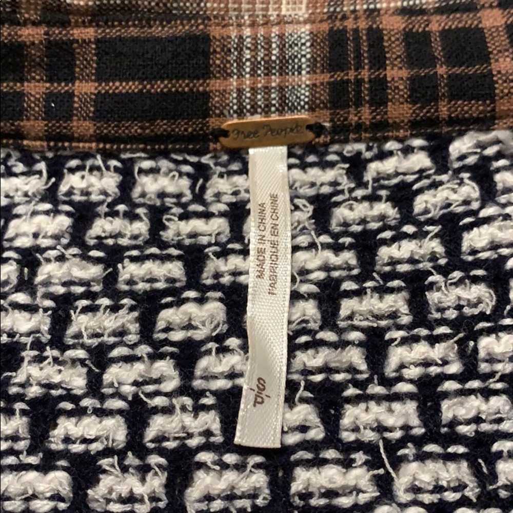 Multi-patterned button-up flannel - Picture 3 of 5